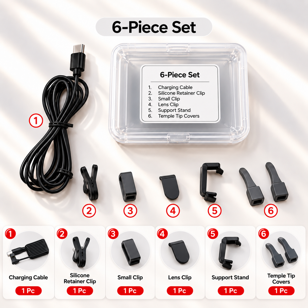 Alfa Buds™ Smart Glasses Power Kit