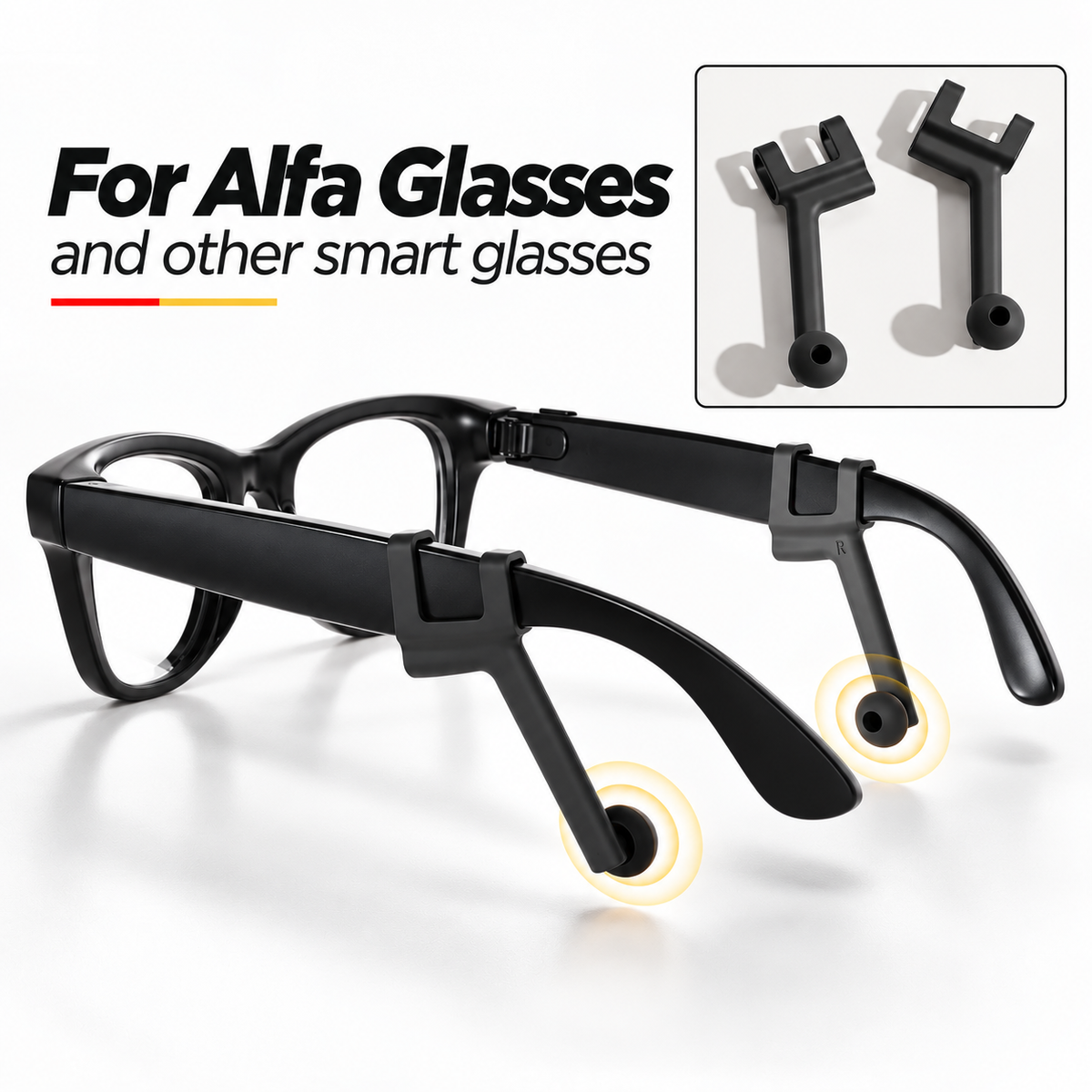 Alfa Buds™ Acoustic Sound Guide for Smart Glasses