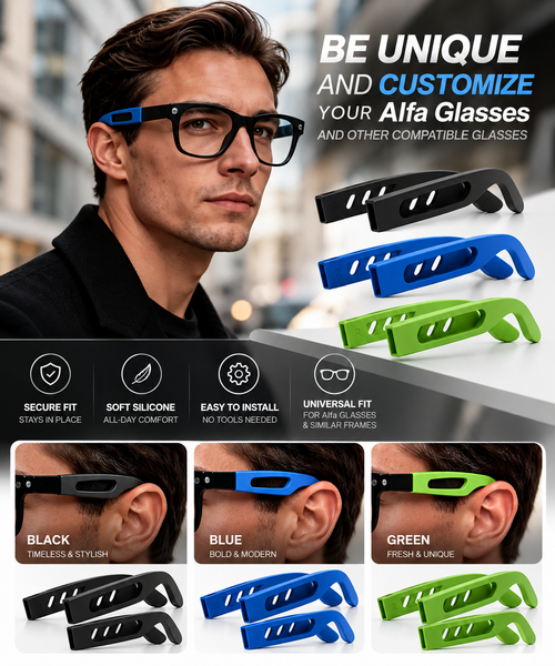 Alfa Buds™ Silicone Anti-Slip Ear Clips
